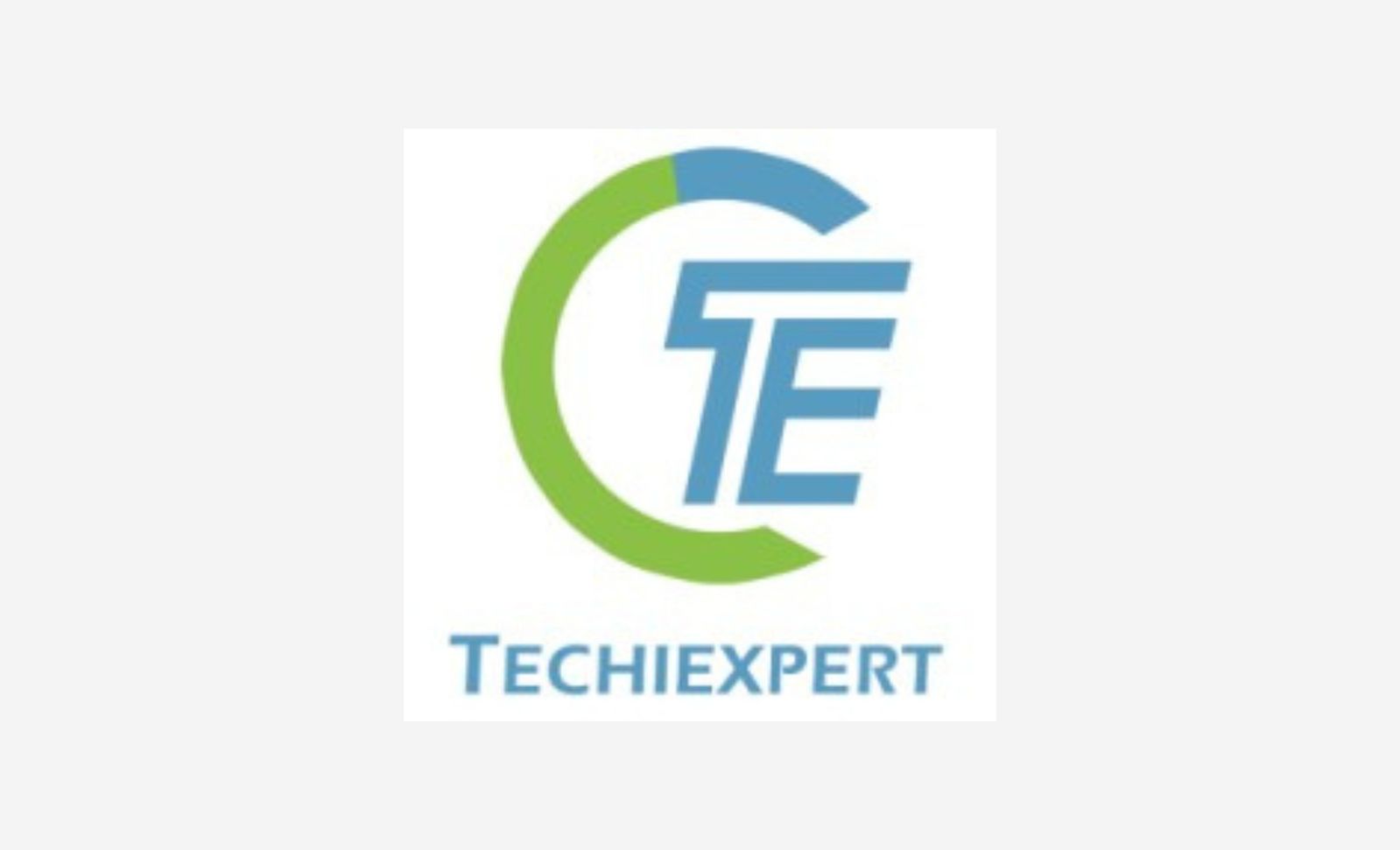 Techiexpert logo featuring stylized letters "T" and "E" inside a green and blue circular design- Neutrinos